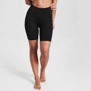 Assets by Sara Blakely Mid-Thigh Shaper Black Size 4 Medium Control - New